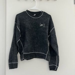 Nike washed black sweater size M!